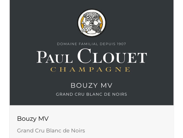 Paul Clouet BOUZY MV Grand Cru Blanc des Noir